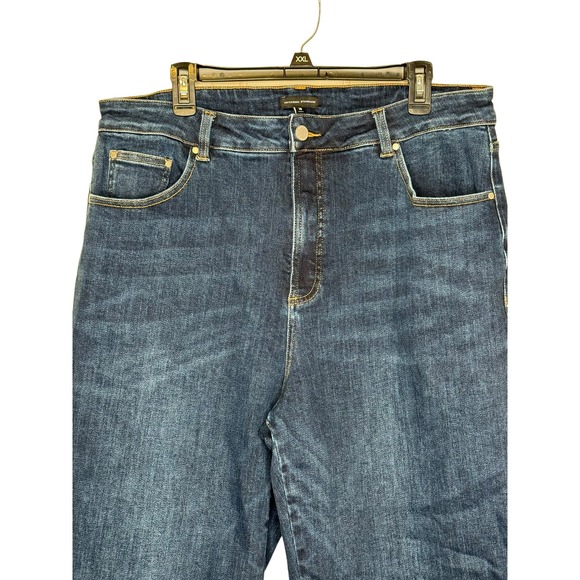 Universal Thread Womens Jeans High-Rise Loose Fit Straight Leg Denim Blue Sz. 18 - Picture 4 of 10